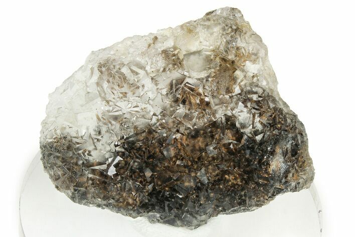 Gemmy Colorless Cubic Fluorite Cluster - Okorusu Mine, Namibia #326557